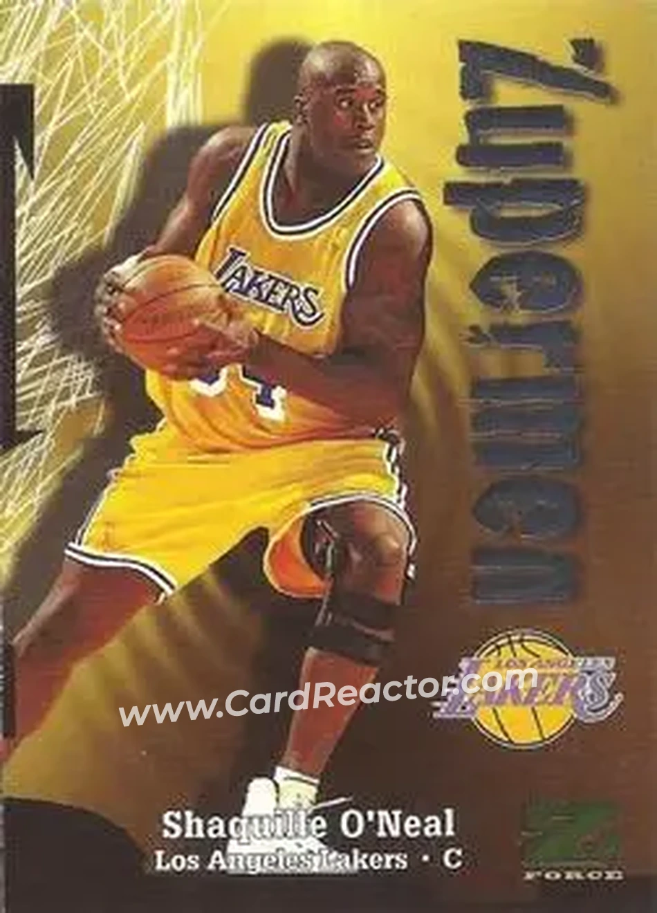 Front of Shaquille O'Neal