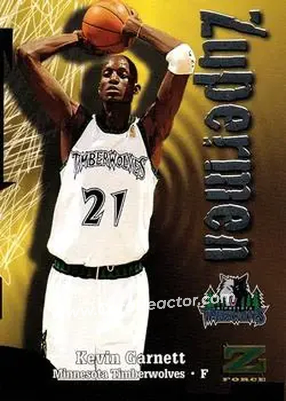 Front of Kevin Garnett