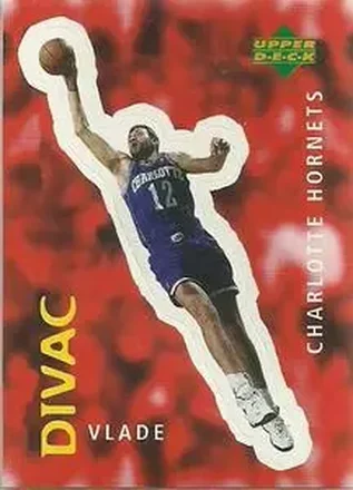 1997-98 Upper Deck NBA Stickers (European) #196 Vlade Divac