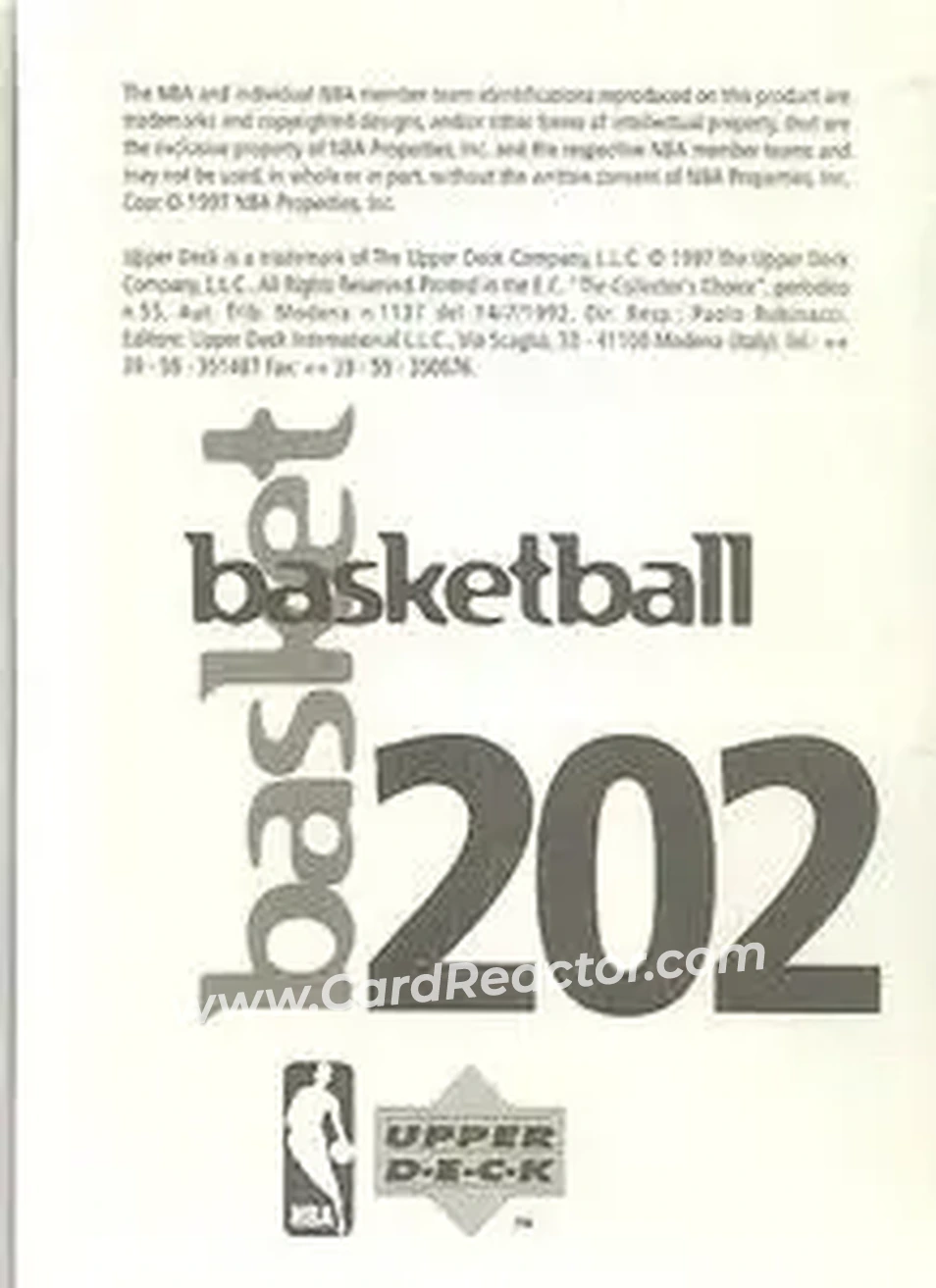 Back of Toni Kukoc