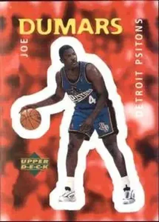 1997-98 Upper Deck NBA Stickers (European) #227 Joe Dumars