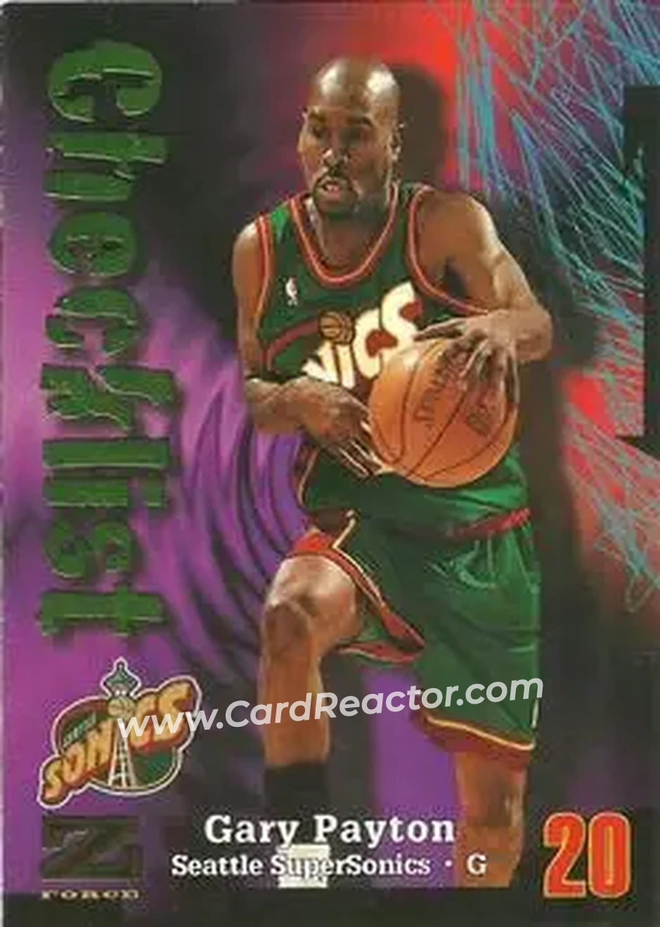 Front of Gary Payton