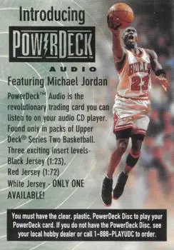 1997-98 Upper Deck - Single Promos #NNO - ? ? NNO? Introducing PowerDeck Audio - Front 1997-98 Upper Deck - Single Promos #NNO - ? ? NNO? Introducing PowerDeck Audio - Front