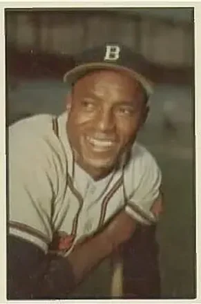 1953 Bowman Color #3 Sam Jethroe