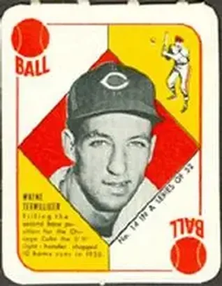 1951 Topps Red Backs #14 Wayne Terwilliger
