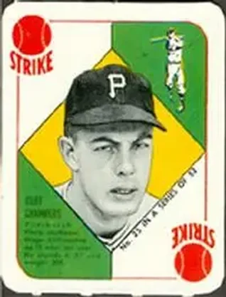 1951 Topps Red Backs #25 Cliff Chambers