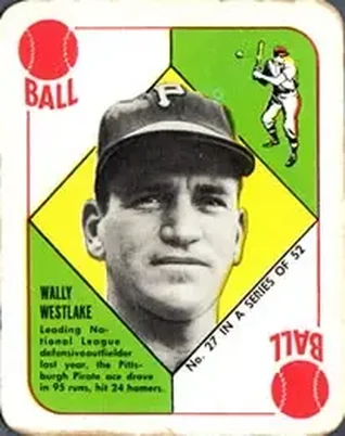 1951 Topps Red Backs #27 Wally Westlake