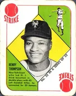1951 Topps Red Backs #32 Henry Thompson