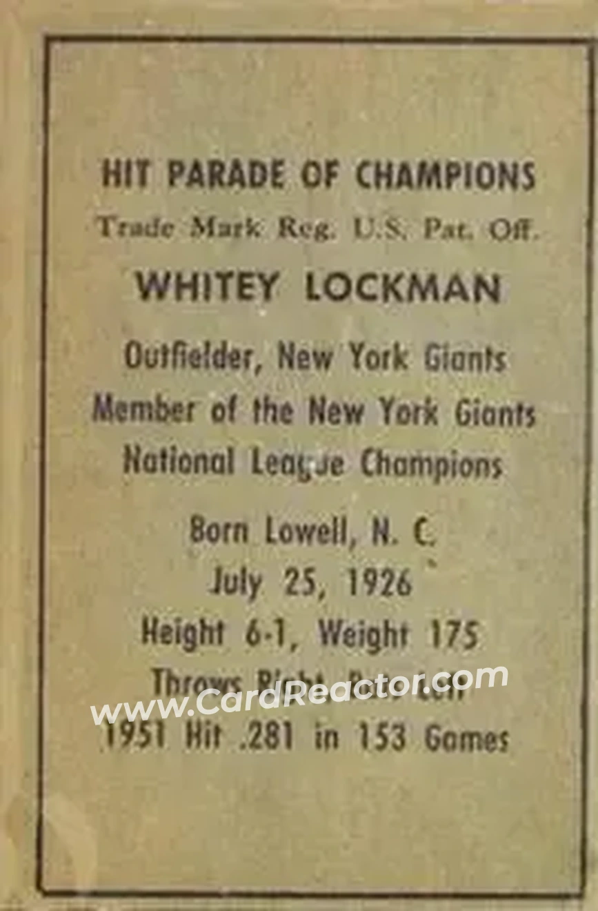 Back of Carroll Lockman