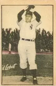 1952 Berk Ross #NNO - Ed Lopat - New York Yankees