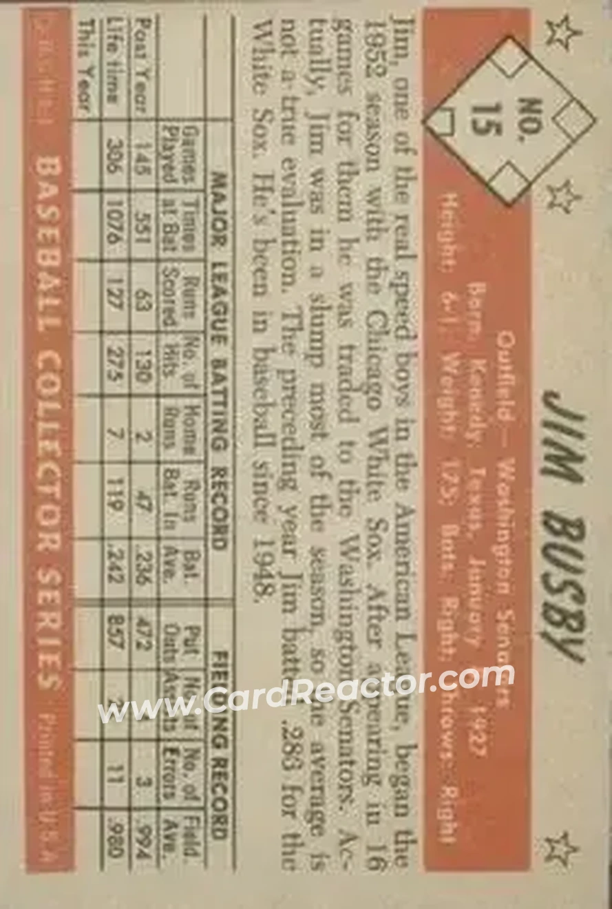 Back of Jim Busby