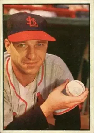 1953 Bowman Color #17 Gerry Staley