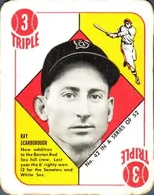 1951 Topps Red Backs #42 Rae Scarborough