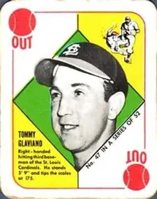 1951 Topps Red Backs #47 Tommy Glaviano