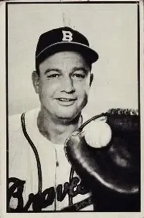 1953 Bowman Black & White #30 Walker Cooper
