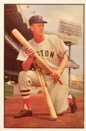 1953 Bowman Color #25 Walter "Hoot" Evers