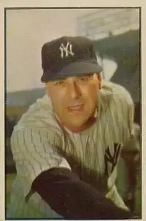 1953 Bowman Color #27 Vic Raschi
