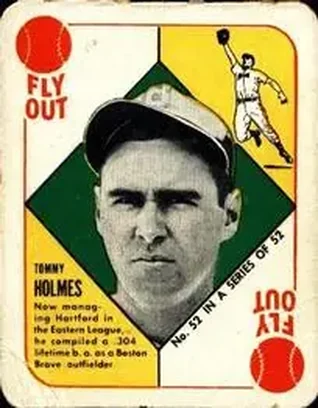 1951 Topps Red Backs #52 Tommy Holmes