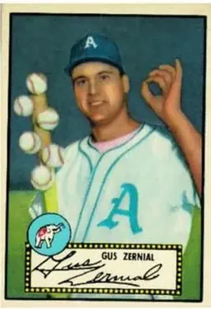 1952 Topps #31 Gus Zernial
