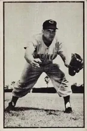 1953 Bowman Black & White #32 Rocky Bridges