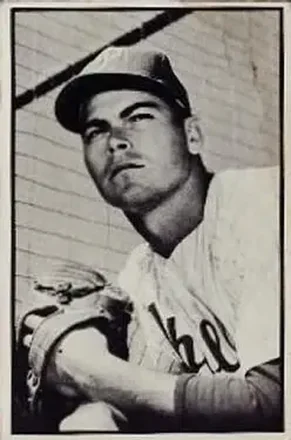 1953 Bowman Black & White #47 Jack Lohrke