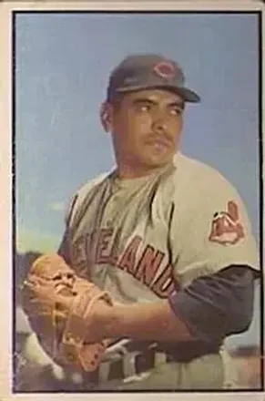 1953 Bowman Color #43 Mike Garcia