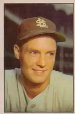 1953 Bowman Color #56 Bob Cain