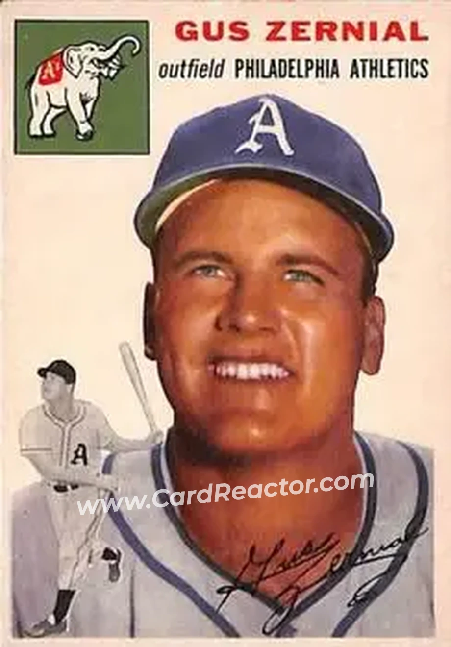 Front of Gus Zernial