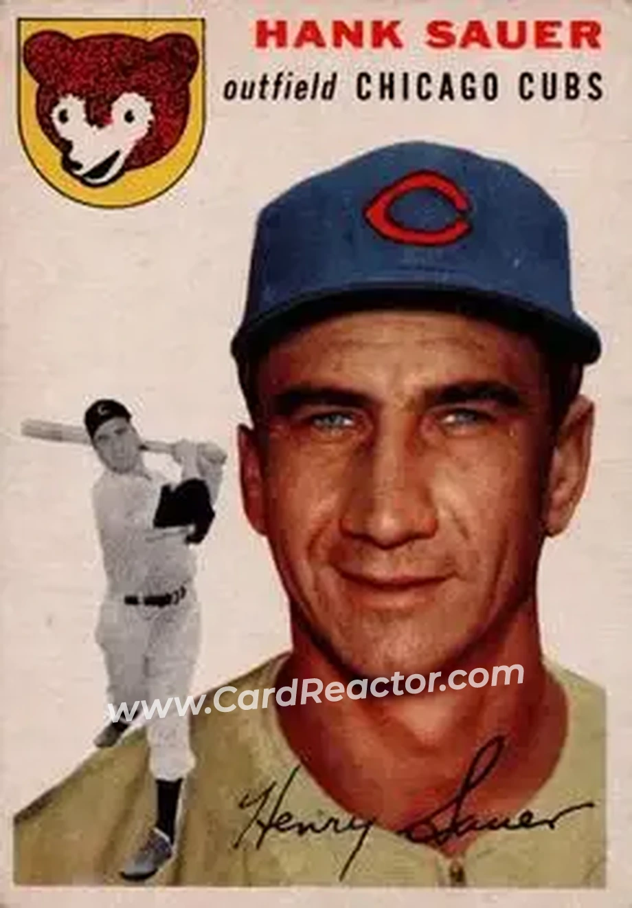 Front of Hank Sauer