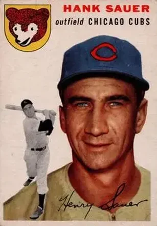 1954 Topps Canadian #4 Hank Sauer