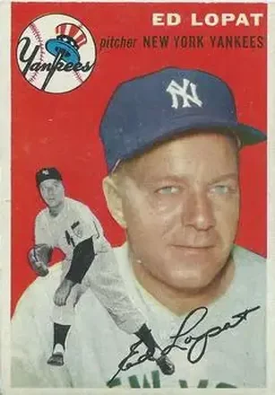 1954 Topps Canadian #5 Ed Lopat