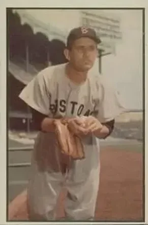 1953 Bowman Color #66 Mel Parnell