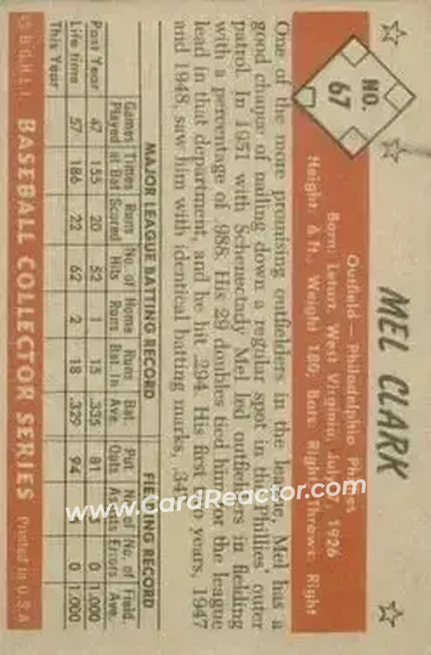 Back of Mel Clark