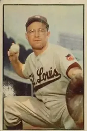 1953 Bowman Color #70 Clint Courtney