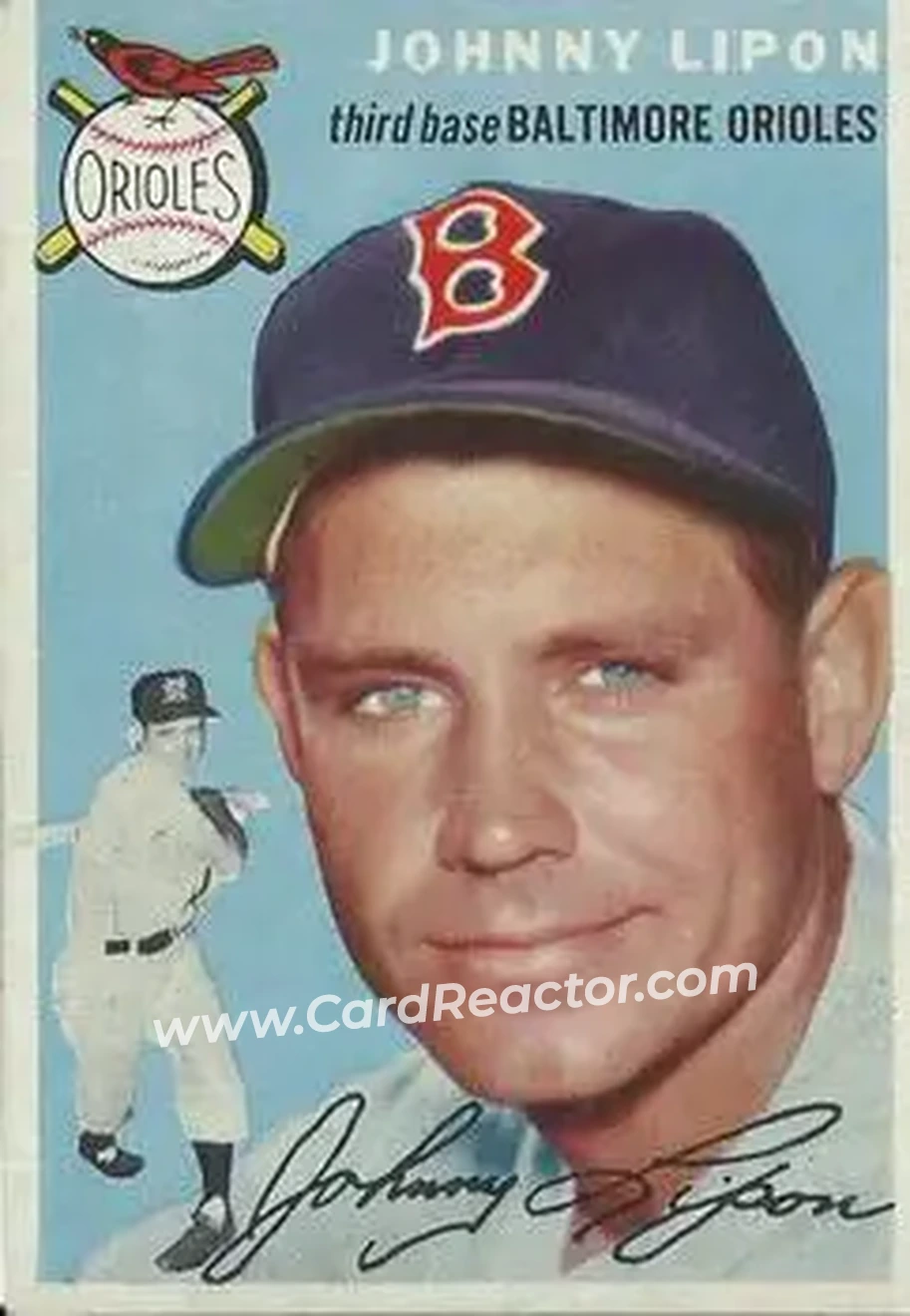 Front of Johnny Lipon