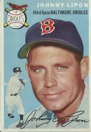 1954 Topps Canadian #19 Johnny Lipon