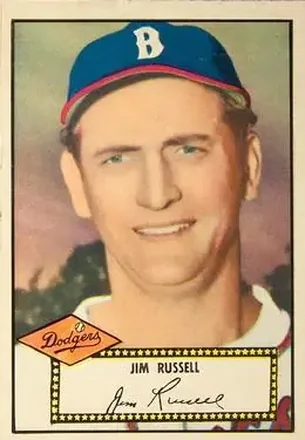 1952 Topps #51 Jimmy Russell
