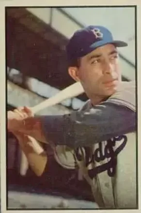 1953 Bowman Color #78 Carl Furillo