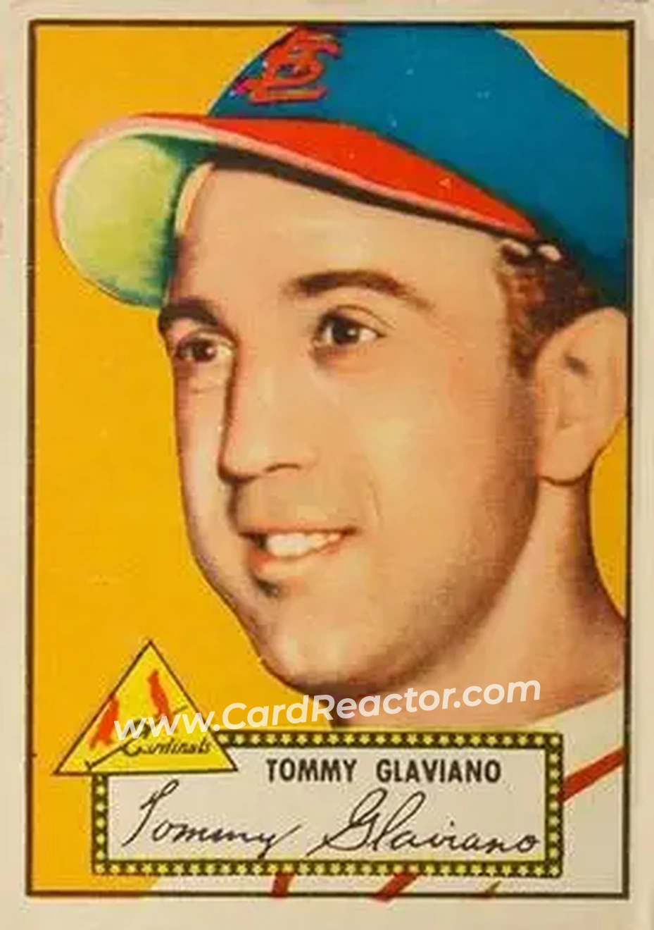 Front of Tommy Glaviano