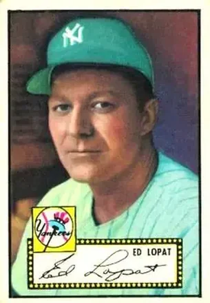 1952 Topps #57 Ed Lopat