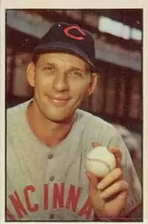 1953 Bowman Color #87 Harry Perkowski