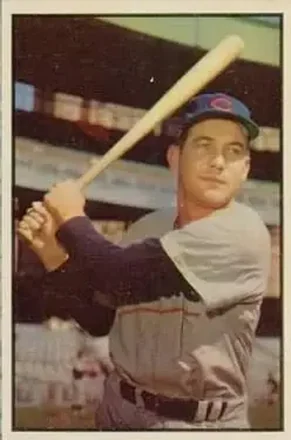 1953 Bowman Color #94 Bob Addis