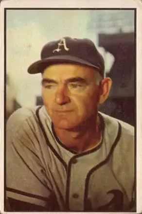 1953 Bowman Color #95 Wally Moses