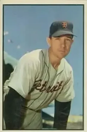 1953 Bowman Color #100 Bill Wight