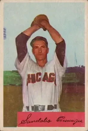 1954 Bowman #166 Sandy Consuegra