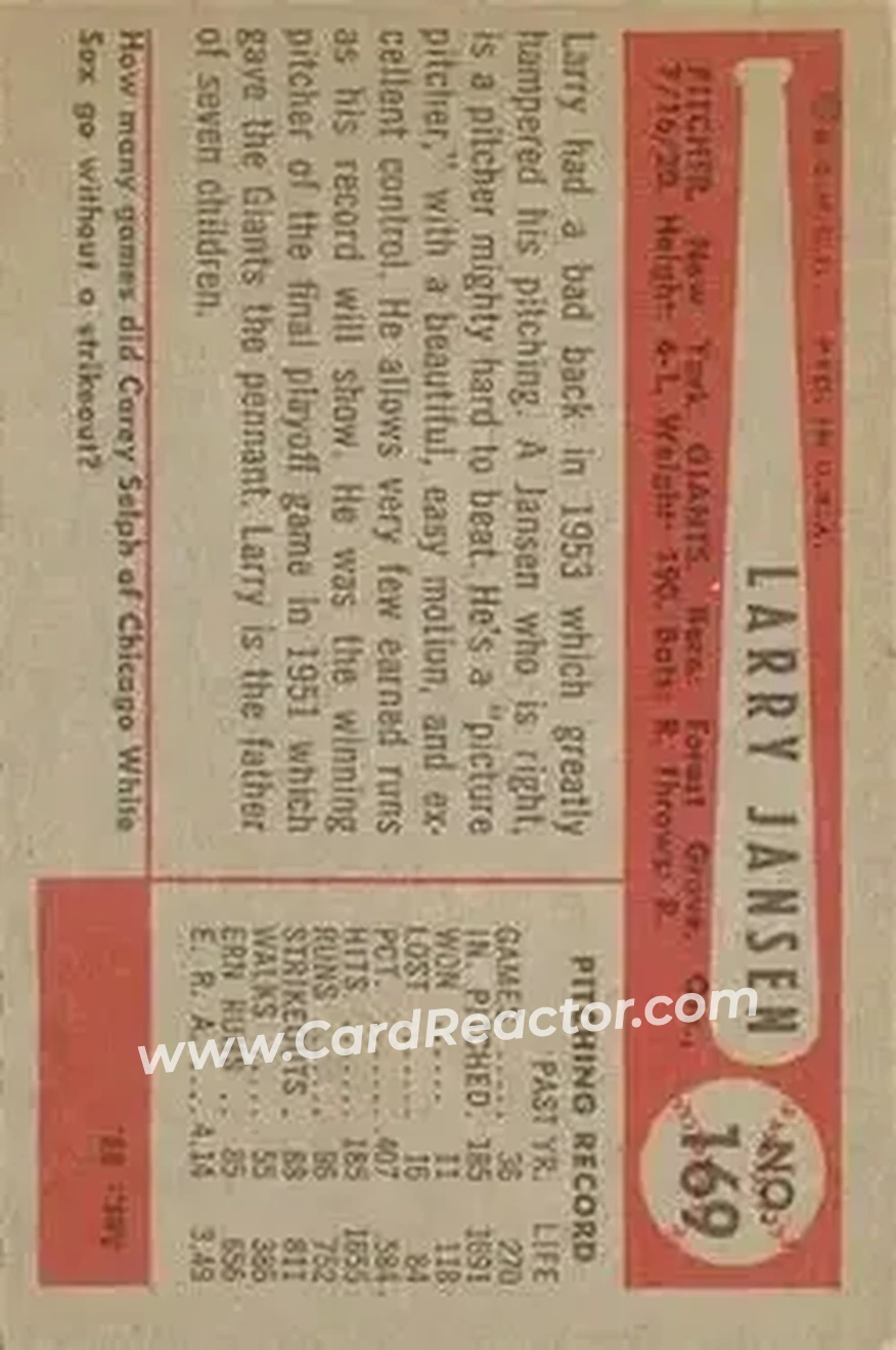 Back of Larry Jansen