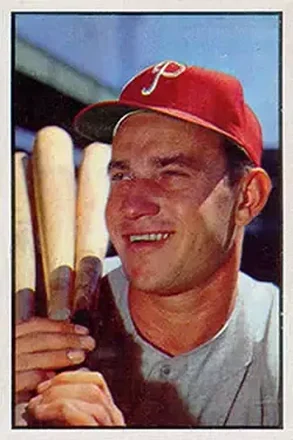 1953 Bowman Color #103 Del Ennis