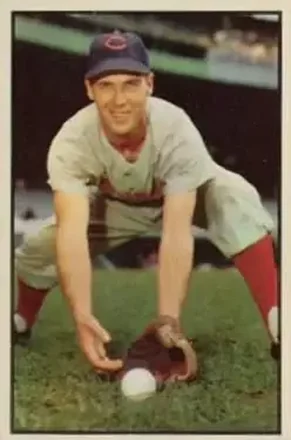 1953 Bowman Color #108 Bobby Adams