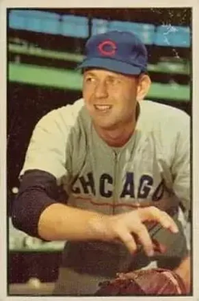 1953 Bowman Color #110 Bob Rush