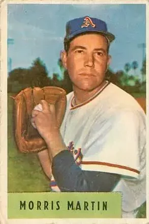 1954 Bowman #179 Morrie Martin